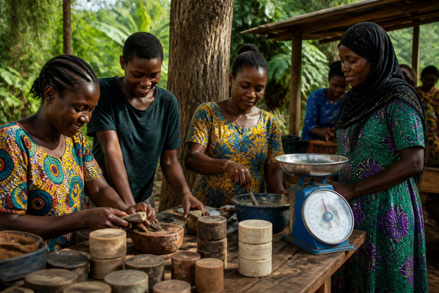 Tanzanian women and youth producing sustainable local goods